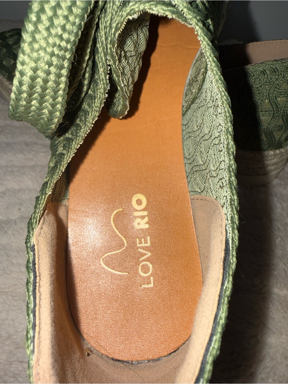 Love Rio Alisha Crochet Sneakers - Olive - Picture 5 of 6